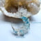 Natural Crystal Purely Handmade Moon-shaped Wrapped Wire Necklace-Customized