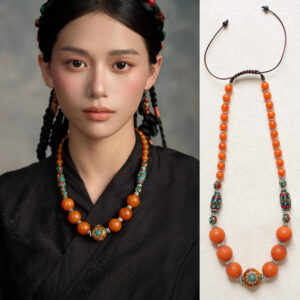 Handmade Tibetan necklace