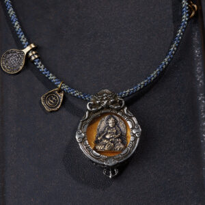 Tibetan Jambhala Copper Gau Pendant