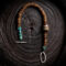 SACRED PROTECTOR TURQUOISE & YAK BONE STERING SILVER BRACELET