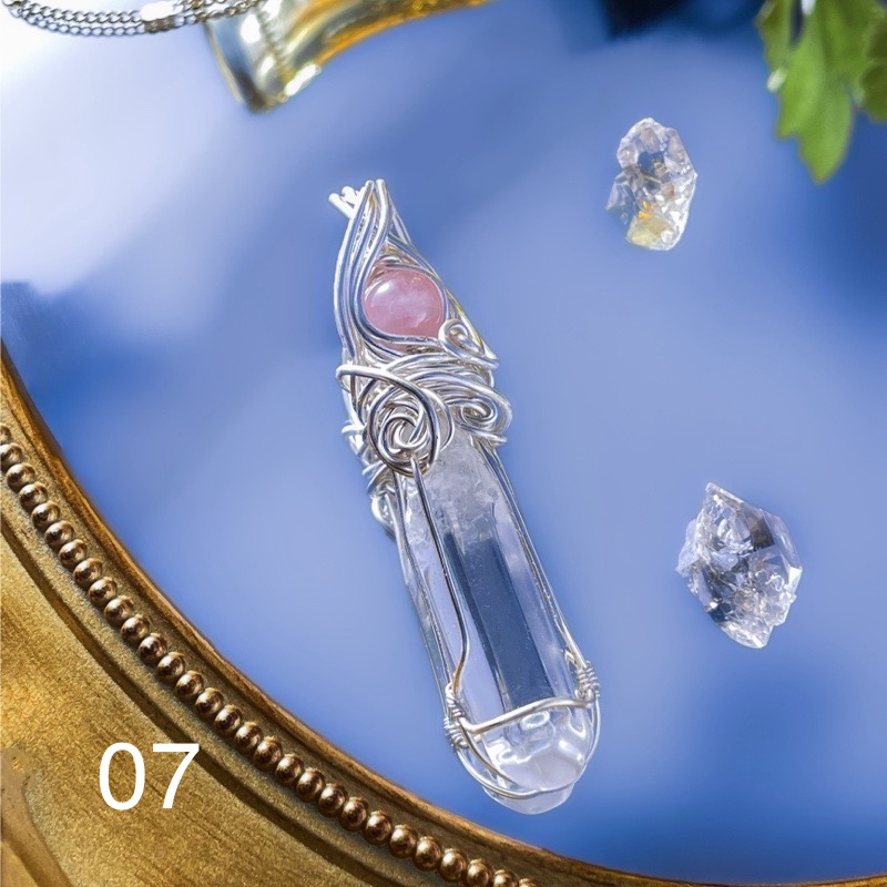 White Crystal Pendant with Pure Energy