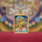 Purely Hand - Yellow Jambhala. painted Thangka