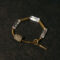 Square White Quartz Single-loop Bracelet