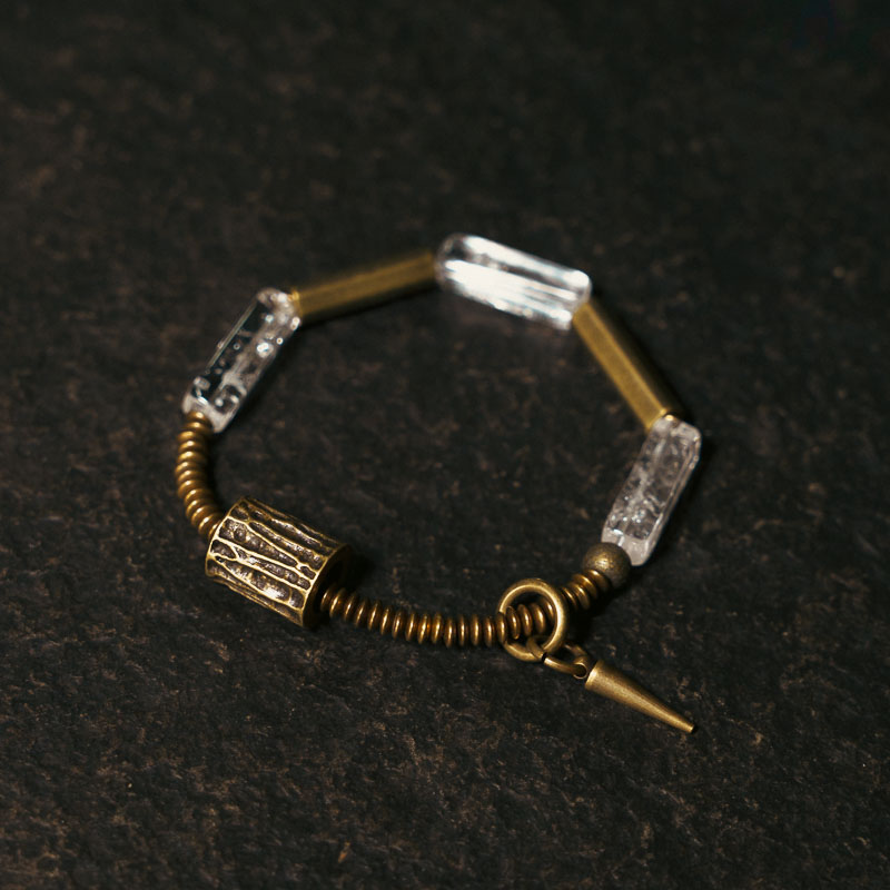 主图-02 Square White Quartz Single-loop Bracelet