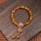Hand-Woven Yak Bone Dzi Charm Bracelet