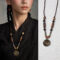 Tibetan Pharmacist's Eye Dzi Bead Necklace
