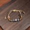 Hand-Woven Agate Bracelet with Tibetan Dzi Beads