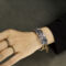 Natural Coral Stone Brass Bracelet Style A