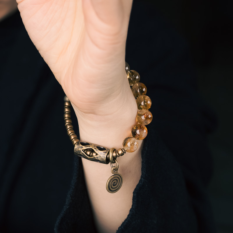 The Wealth - bearing Stone: Citrine Bracelet