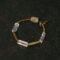 Square White Quartz Single-loop Bracelet