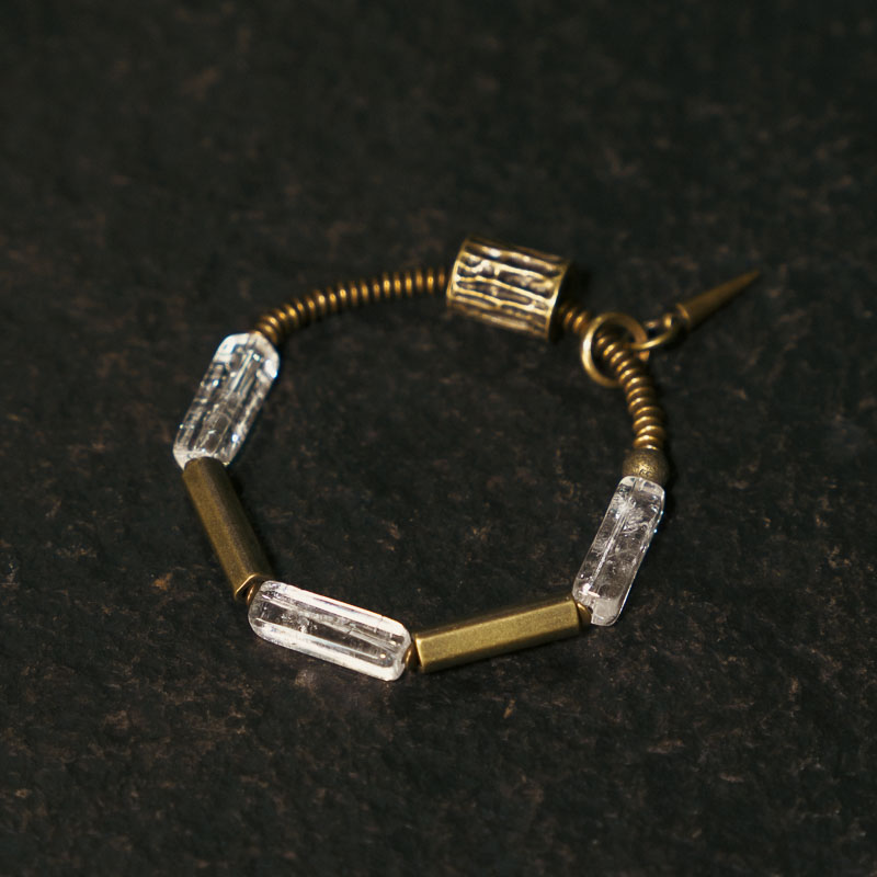 主图-04 Square White Quartz Single-loop Bracelet
