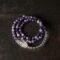 Dreamy Amethyst and White Crystal Mixed Bracelet