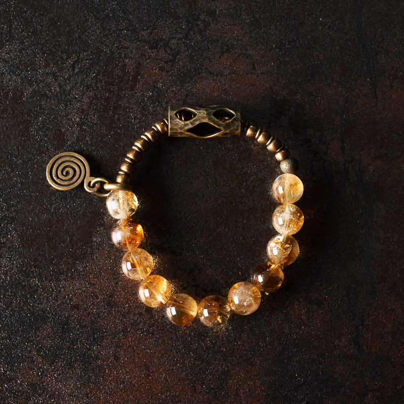The Wealth - bearing Stone: Citrine Bracelet