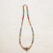Necklace made of colorful ore and bodhi beads