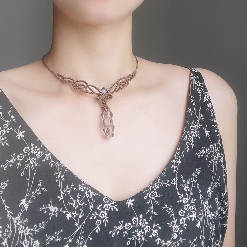 Natural Energy Crystal Pendant