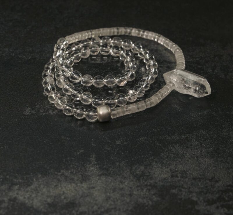 Purifying Energy White Crystal Bracelet A